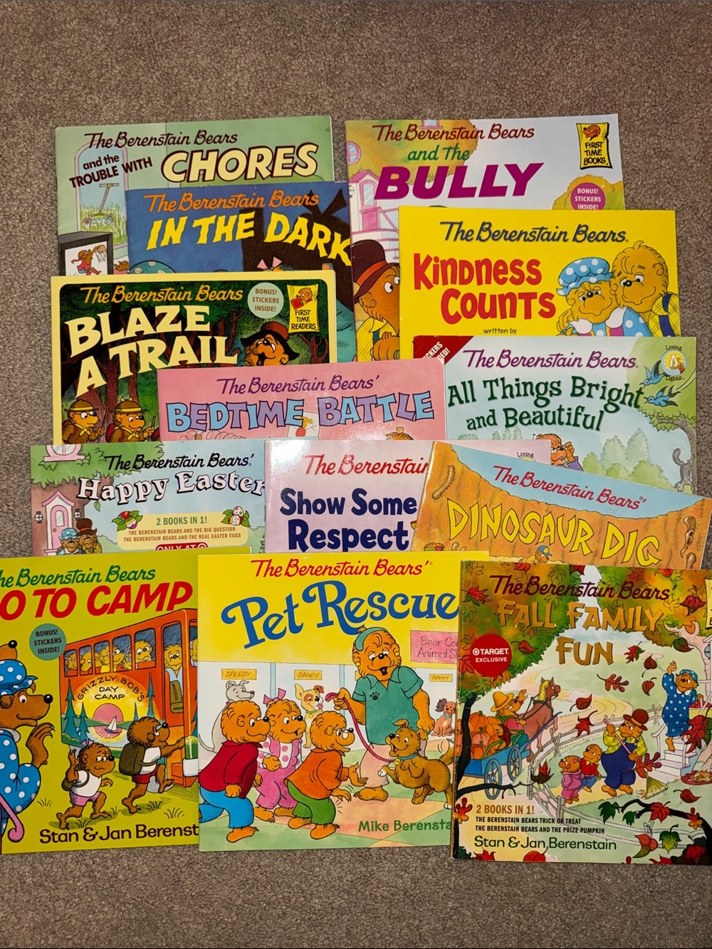 Kids Berenstain Bear Book Set